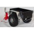 1/10 Aluminum Hitch Mount Trailer With LED's For Crawler